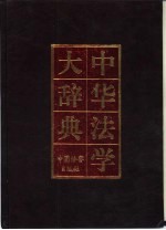 中华法学大辞典 刑法学卷