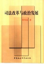 司法改革与政治发展 当代中国司法结构及其社会政治功能研究