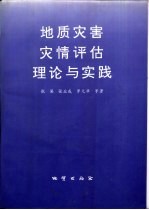 地质灾害灾情评估理论与实践