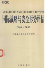 国际战略与安全形势评估 2004-2005