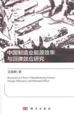 中国制造业能源效率与回弹效应研究