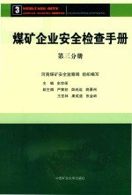 煤矿企业安全检查手册 第3分册