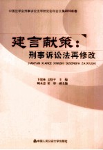 建言献策 刑事诉讼法再修改