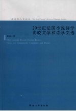 20世纪法国小说诗学:比较文学和诗学文选