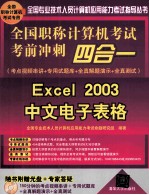 全国职称计算机考试考前冲刺四合一 考点视频串讲＋专用试题库+全真解题演示+全真测试 Excel 2003中文电子表格