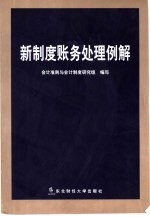 新制度账务处理例解