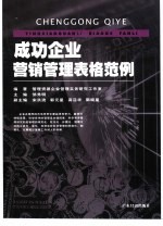 成功企业营销管理表格范例 3