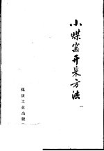 小煤窑开采方法 1