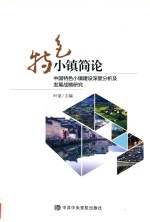 特色小镇简论 中国特色小镇建设深度分析及发展战略研究