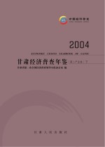 2004甘肃经济普查年鉴 第二产业卷 下