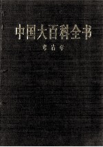 中国大百科全书 考古学