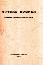 树立文明形象 推动绿色崛起 梅州市精神文明建设先进单位和先进工作者事迹汇编
