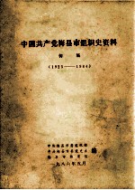 中国共产党梅县市组织史资料 初稿 1925-1984
