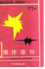 爆炸事件 法制报告文学、纪实文学集
