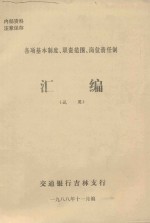 各项基本制度、职责范围、岗位责任制 汇编(试用)