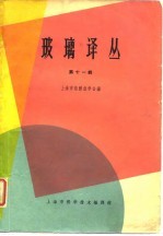 玻璃译丛 第11辑