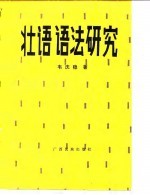壮语语法研究