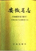 安徽省志 第46卷 下 计划统计志 统计