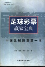 足球彩票赢家宝典 中国足球彩票第一书
