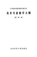 美术专业教学大纲 试用本