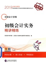 2019年度全国会计专业技术资格考试辅导系列丛书 初级会计资格 初级会计实务精讲精练