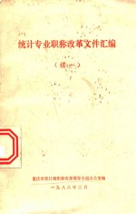 统计专业职称改革文件汇编 续 1