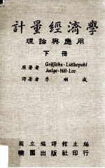 计量经济学 理论与应用 下册