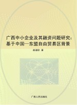 广西中小企业及其融资问题研究:基于中国-东盟自由贸易区背景