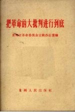 把革命的大批判进行到底