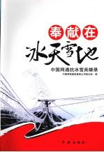 奉献在冰天雪地 中国网通抗冰雪英雄录