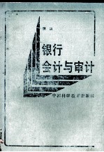 银行会计与审计