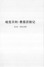 哈克贝利·费恩历险记 汤姆·索亚历险记