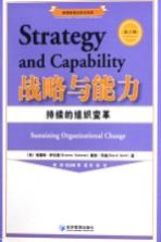 战略与能力 持续的组织变革 sustaining organizational change
