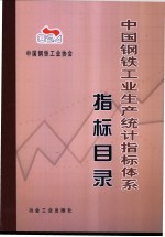 中国钢铁工业生产统计指标体系指标目录