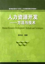 人力资源开发 方法与技术