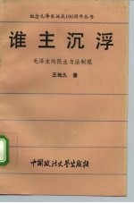 谁主沉浮 毛泽东的民主与法制观