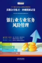 银行业专业实务 风险管理