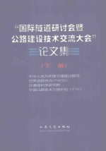 “国际隧道研讨会暨公路建设技术交流大会”论文集 下