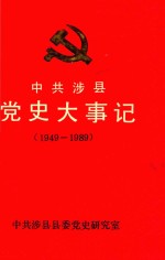 中共涉县党史大事记 1949-1989