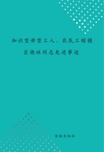 知识型新型工人、农民工楷模巨晓林同志先进事迹