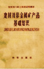 建材及非金属矿产品基础知识