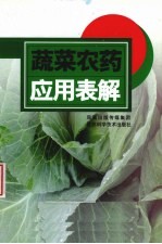 蔬菜农药应用表解