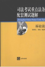 司法考试重点法条配套测试题解 诉讼法