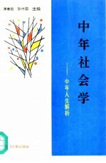 中年社会学 中年人生解析