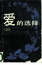 爱的选择 120名男女青年爱情的自述