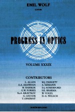 PROGRESS IN OPTICS VOLUME 39