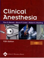 CLINICAL ANESTHESIA FIFTH EDITION