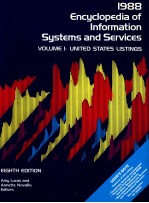 1988 ENCYCLOPEDIA OF INFORMATION SYSTEMS AND SERVICES VOLUME 1:UNITED STATES LISTINGS EIGHTH EDITI