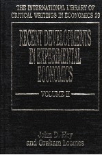 Recent developments in experimental economics volume Ⅱ