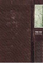 THE YEAR BOOK OF UROLOGY 1958-1959 YEAR BOOK SERIES